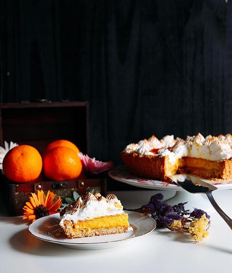 TARTALETA DE CREMA DE NARANJA CON MERENGUE TARTALETA DE CREMA DE NARANJA CON MERENGUE