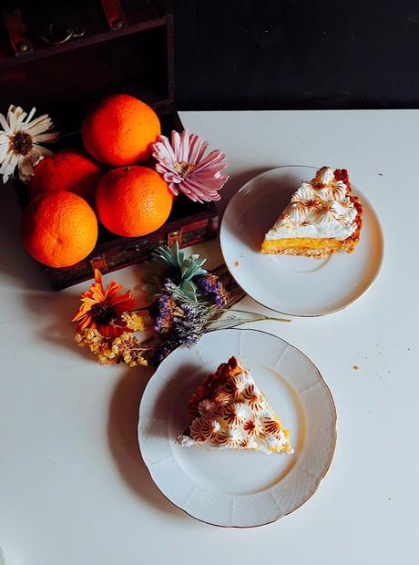 TARTALETA DE CREMA DE NARANJA CON MERENGUE TARTALETA DE CREMA DE NARANJA CON MERENGUE