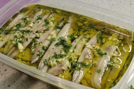 Boquerones en vinagre caseros, el mejor aperitivo
