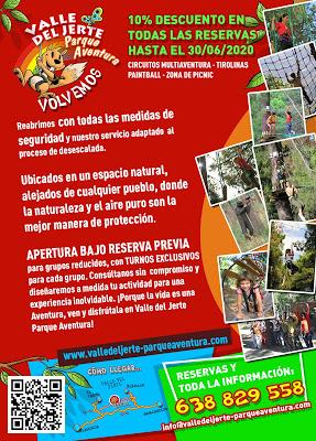 VOLVEMOS: Reapertura Valle del Jerte Parque Aventura