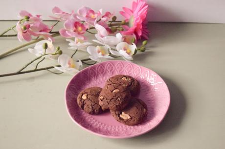Galletas Veganas de Chocolate y Nueces