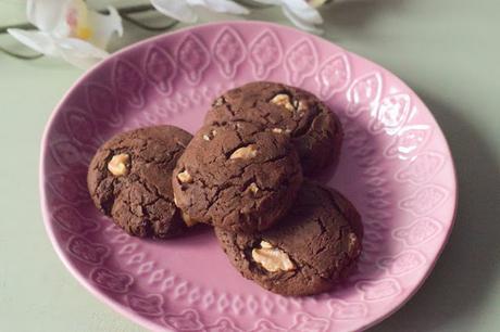 Galletas Veganas de Chocolate y Nueces