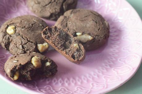 Galletas Veganas de Chocolate y Nueces