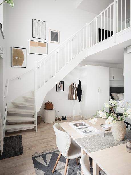 viviendas pequeñas tiny home decor small scandinavian apartment small nordic duplex scandinavian decor scandinavian building loft estilo nórdico edificios nórdicos dúplex decoración bajos bajos y viviendas a pie de calle  