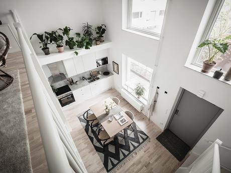 viviendas pequeñas tiny home decor small scandinavian apartment small nordic duplex scandinavian decor scandinavian building loft estilo nórdico edificios nórdicos dúplex decoración bajos bajos y viviendas a pie de calle  