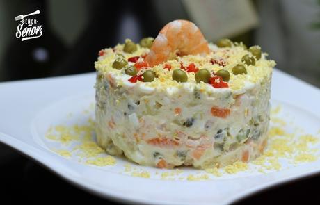 Ensaladilla rusa casera, receta tradicional