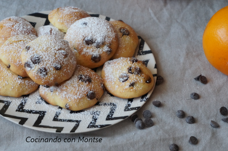 Galletas de naranja y chocolate Galletas de naranja y chocolate