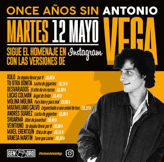 ONCE AÑOS SIN ANTONIO VEGA