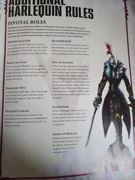 Filtraciones de las nuevas reglas de los Arlequines (WD 454) Filtraciones de las nuevas reglas de los Arlequines (WD 454)