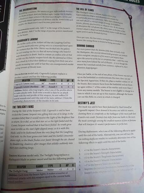 Filtraciones de las nuevas reglas de los Arlequines (WD 454) Filtraciones de las nuevas reglas de los Arlequines (WD 454)