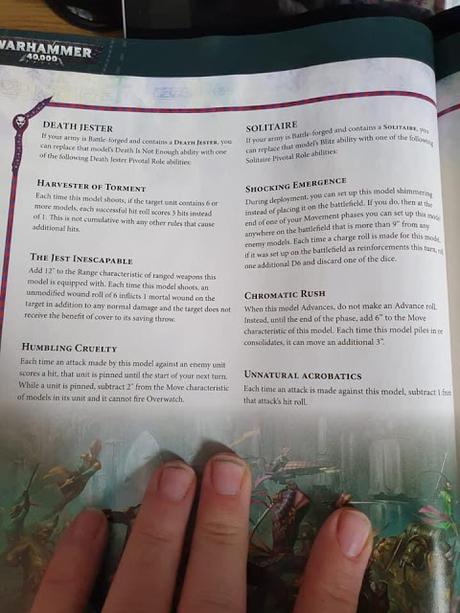 Filtraciones de las nuevas reglas de los Arlequines (WD 454) Filtraciones de las nuevas reglas de los Arlequines (WD 454)