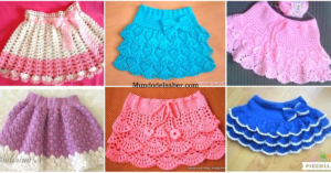 Faldas Tejidas A Crochet De Nina