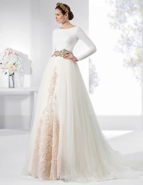 Falda Larga Plisada Para Boda