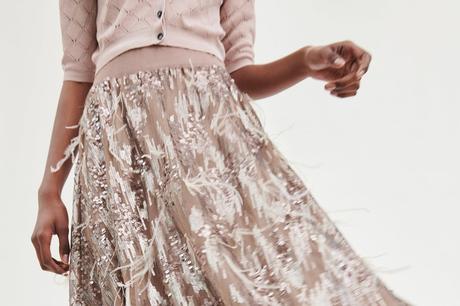 Falda Larga Plisada Para Boda