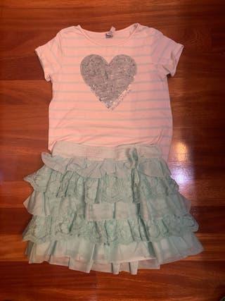 Falda Lentejuelas Nina El Corte Ingles