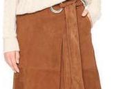 Look Falda Midi Marron