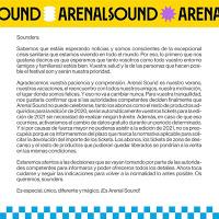 Comunicado Festival Arenal Sound 2020 sobre su situación