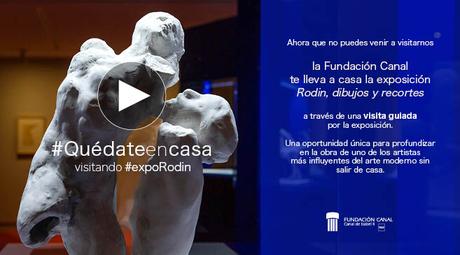 Rodin, Dibujos y Recortes. Exposición desde casa