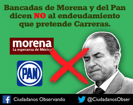 Legisladores se oponen a prestamos de 700 MPD que quiere Gobierno del Estado