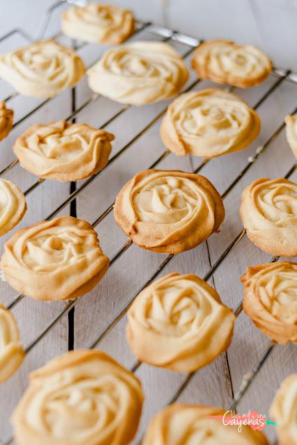 Galletas danesas de mantequilla