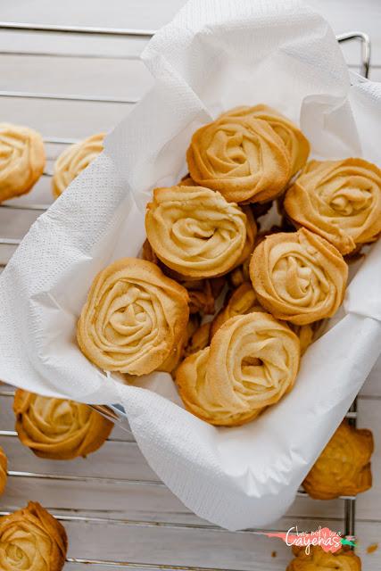 Galletas danesas de mantequilla