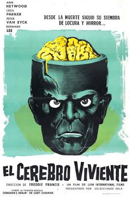 CEREBRO VIVIENTE, EL (Brain, the) (Gran Bretaña, Alemania del Oeste; 1962) Intriga, Fantástico