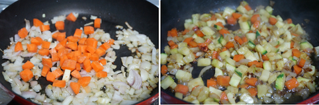 Macarrones con verduras