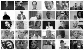 Parte de los rostros dominicanos que se llevó el coronavirus.