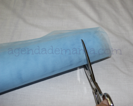 Falda De Nudos De Tul