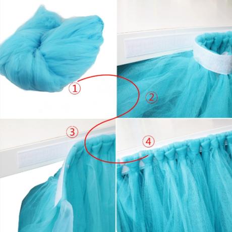 Falda De Nudos De Tul