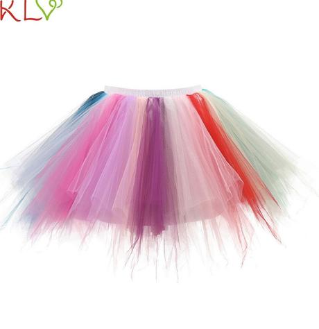 Falda De Nudos De Tul