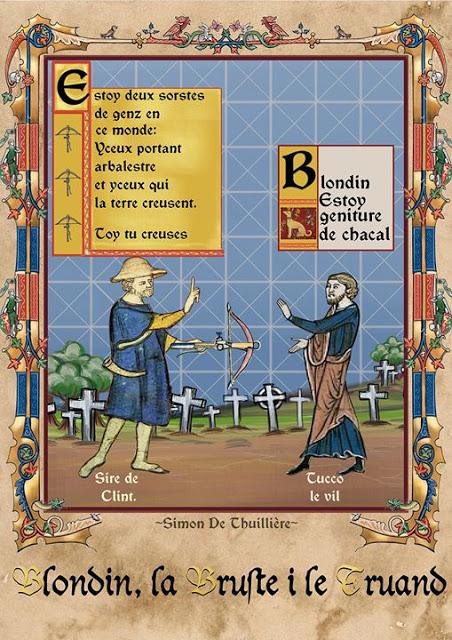Carteles de películas, estilo medieval (Simon de Thuillières)