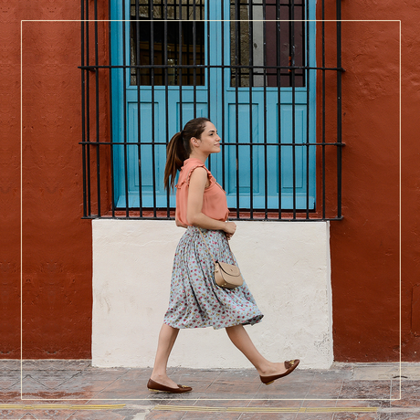Falda Flores Combinar