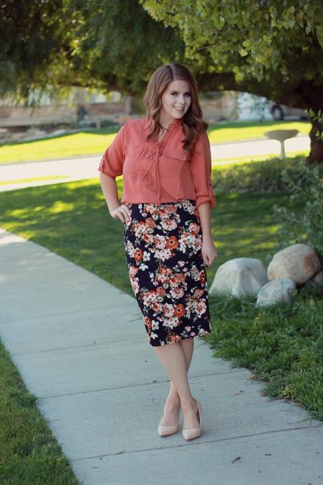 Falda Flores Combinar