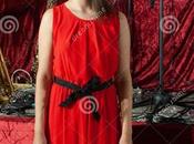 Falda Circular Roja Larga