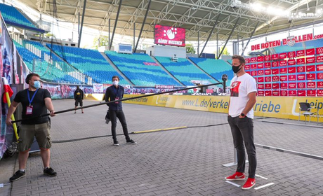 Imagenes del regreso del Futbol en plena pandemia