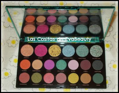 Review y Swatches paleta sombras ojos Carmi Make Magic Makeup Revolution en Notino