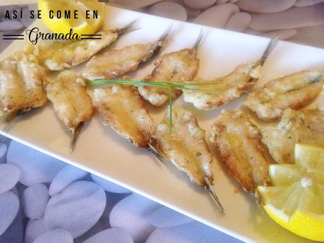 Boquerones emborrizados