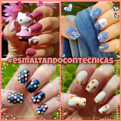 Reto Esmaltando con técnicas: Todas mis manicuras