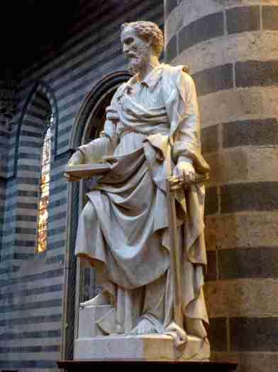 Un Tomás Apóstol avezado geómetra en Orvieto Un Tomás Apóstol avezado geómetra en Orvieto