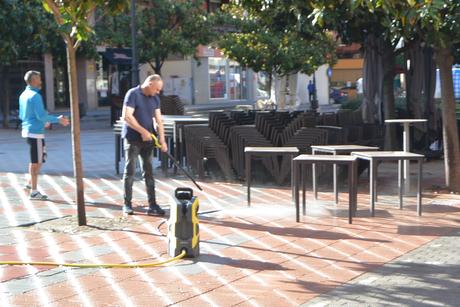 Los negocios de Ponferrada se adaptan a la Fase 1 de la desescalada Los negocios de Ponferrada se adaptan a la Fase 1 de la desescalada