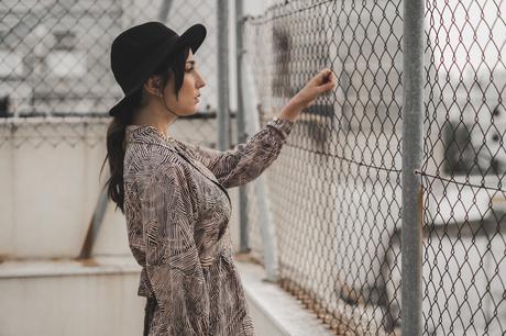 animal print blouse