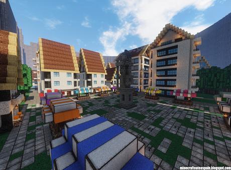 Construcciones Minecraft: Ciudad amurallada realizada con UniversityEsportsTV