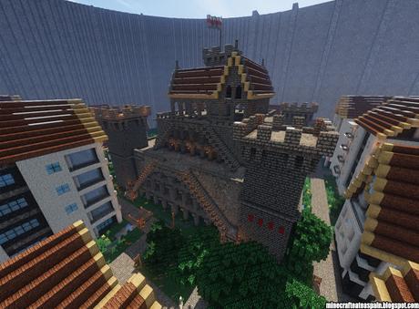 Construcciones Minecraft: Ciudad amurallada realizada con UniversityEsportsTV