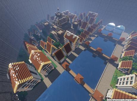 Construcciones Minecraft: Ciudad amurallada realizada con UniversityEsportsTV Construcciones Minecraft: Ciudad amurallada realizada con UniversityEsportsTV