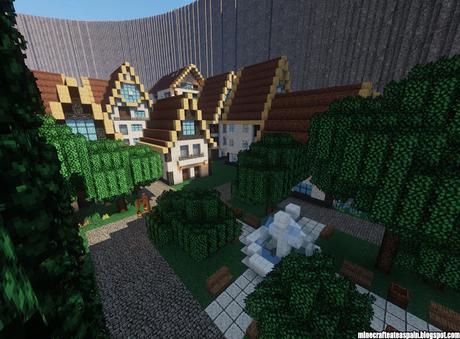 Construcciones Minecraft: Ciudad amurallada realizada con UniversityEsportsTV