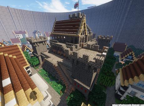 Construcciones Minecraft: Ciudad amurallada realizada con UniversityEsportsTV