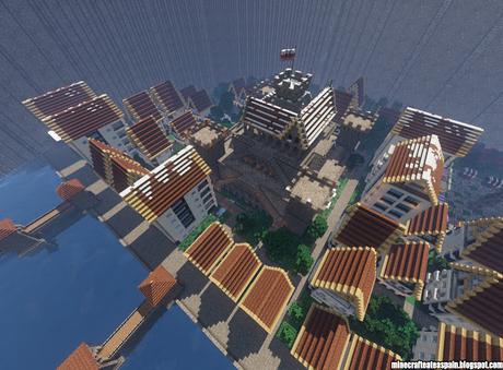 Construcciones Minecraft: Ciudad amurallada realizada con UniversityEsportsTV