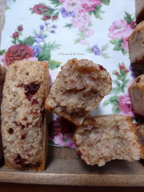 Financier de Almendra y Frambuesa Liofilizada