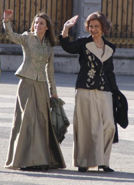 La Reina Letizia con la Reina Sofía